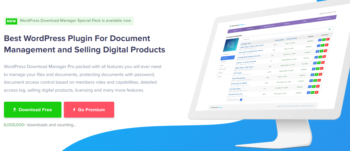 WordPress Download Manager Pro v6.2.8 (+Addons)